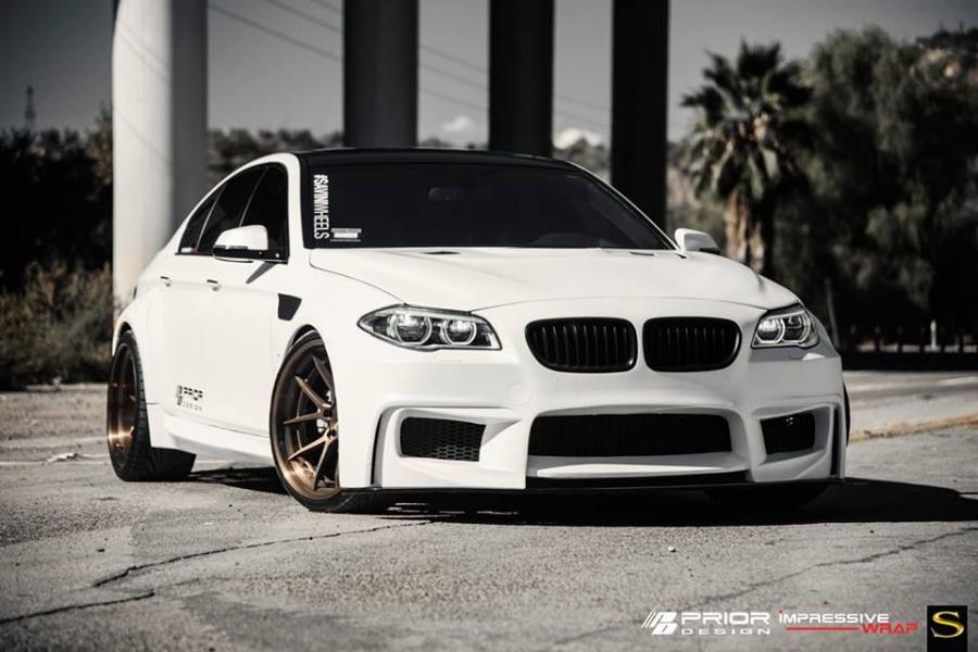 BMW M5 by Prior Design on Savini Wheels '2015